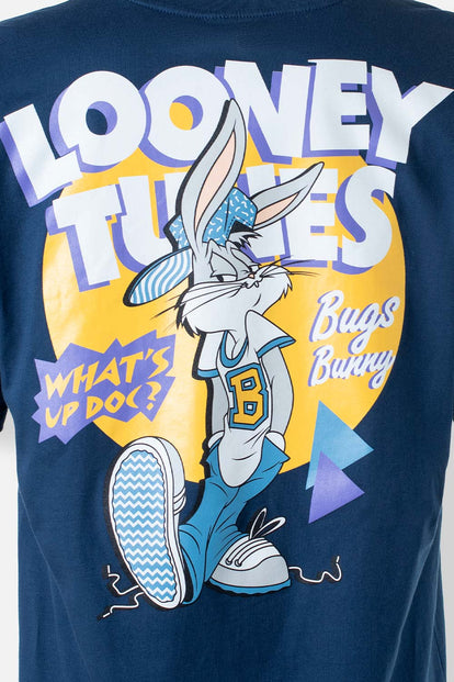 CAMISETA DE LOONEY TUNES MANGA CORTA AZUL PARA HOMBRE