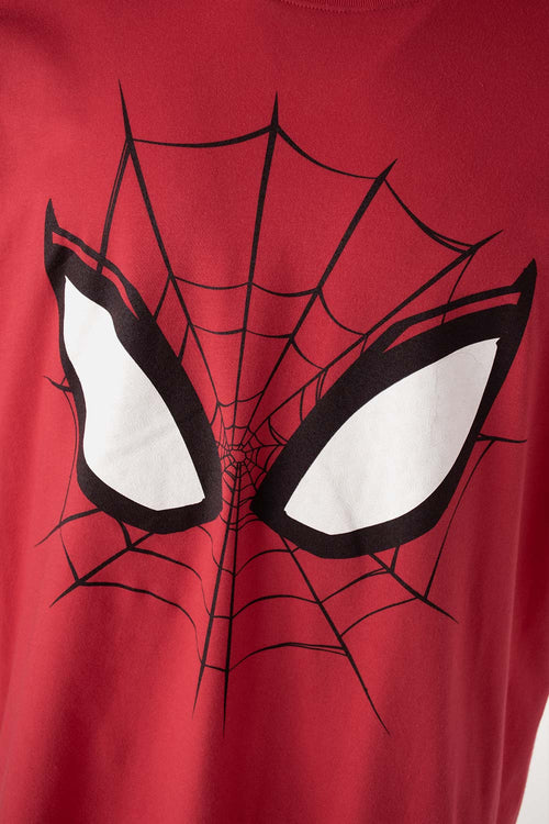 Card slide image -  CAMISETA DE SPIDERMAN MANGA CORTA ROJO PARA HOMBRE