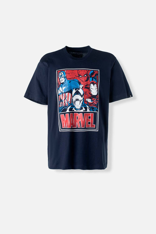 Card slide image -  CAMISETA DE MARVEL MANGA CORTA AZUL PARA HOMBRE