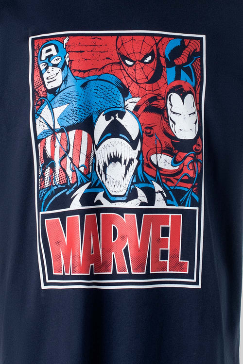 Card slide image -  CAMISETA DE MARVEL MANGA CORTA AZUL PARA HOMBRE