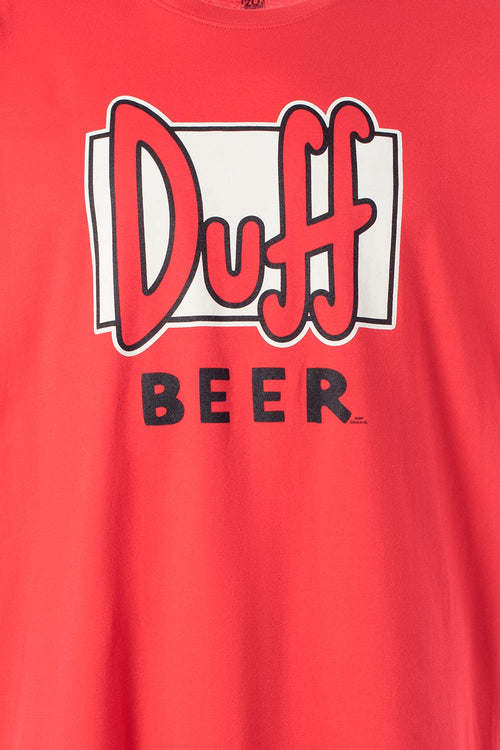 Card slide image -  PIJAMA DE LOS SIMPSON DE PANTALÓN CORTO ROJO Y NEGRO PARA HOMBRE