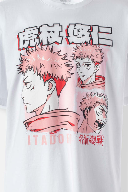 CAMISETA DE JUJUTSU KAISEN OVERSIZED FIT PARA HOMBRE