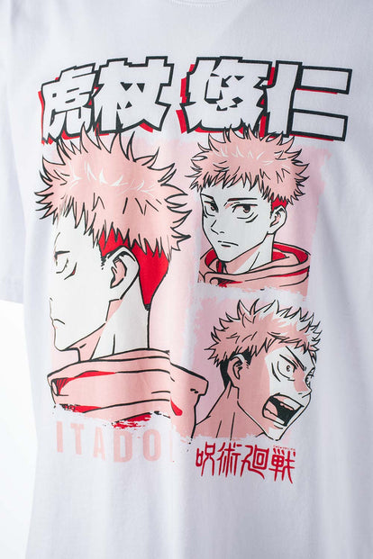 CAMISETA DE JUJUTSU KAISEN OVERSIZED FIT PARA HOMBRE