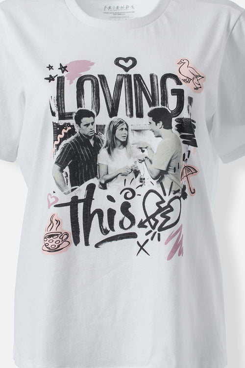 Card slide image -  PIJAMA DE FRIENDS DE PANTALÓN LARGO MULTICOLOR PARA MUJER