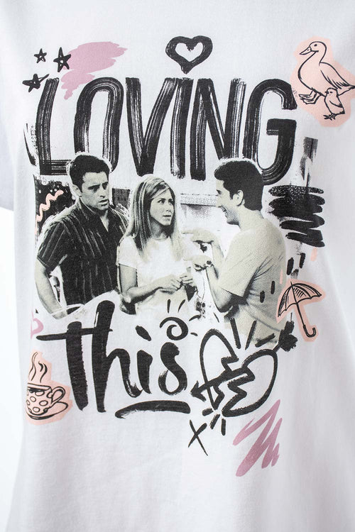 Card slide image -  PIJAMA DE FRIENDS DE PANTALÓN LARGO MULTICOLOR PARA MUJER