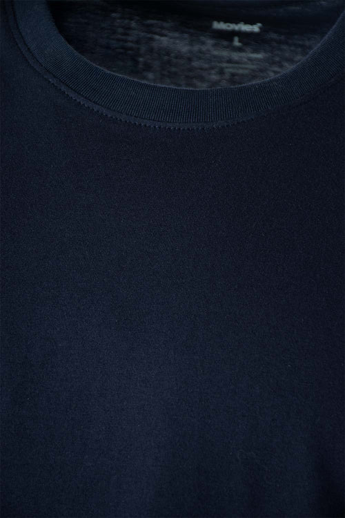 Card slide image -  CAMISETA DE MOVIES BÁSICA MANGA CORTA AZUL PARA HOMBRE