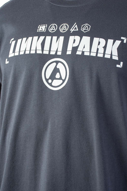 Card slide image -  CAMIBUZO DE LINKIN PARK CUELLO REDONDO GRIS GRAFITO PARA HOMBRE