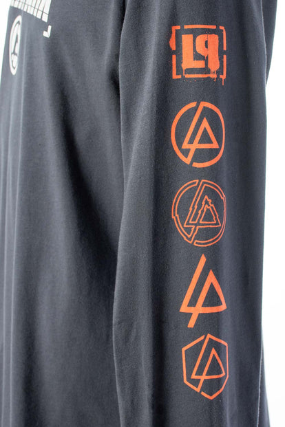 CAMIBUZO DE LINKIN PARK CUELLO REDONDO GRIS GRAFITO PARA HOMBRE