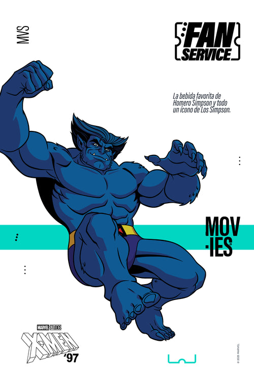 Card slide image -  CAMISETA X-MEN MANGA CORTA BLANCA PARA HOMBRE