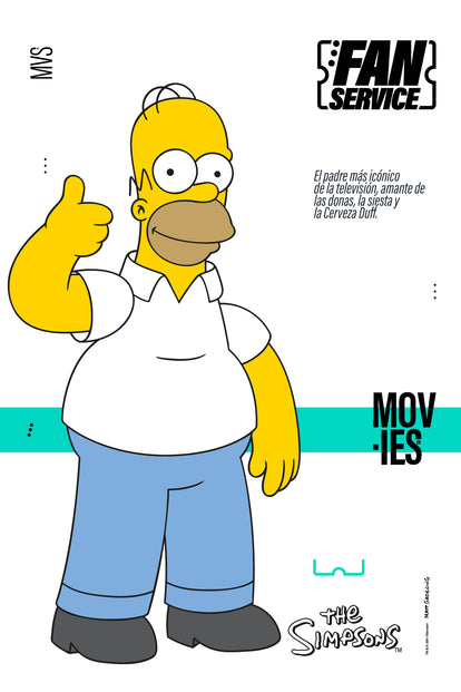 PANTALONETA DE BAÑO SIMPSONS CON CORDÓN PARA HOMBRE