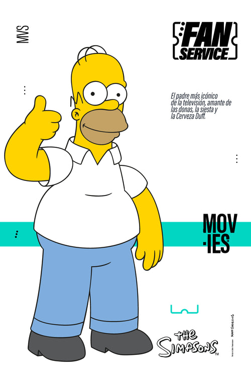 Card slide image -  PANTALONETA DE BAÑO SIMPSONS CON CORDÓN PARA HOMBRE