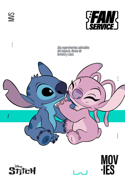  PACK X2 PANTIES DE STITCH NEGRO Y ROSADO PARA MUJER