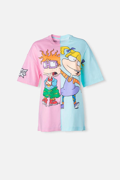 CAMISETA DE LOS RUGRATS REGULAR FIT PARA MUJER