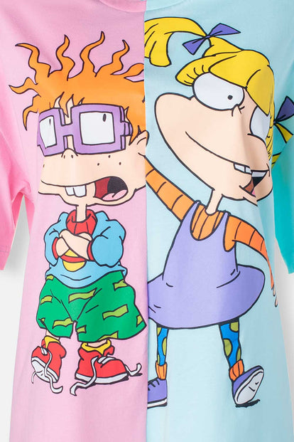 CAMISETA DE LOS RUGRATS REGULAR FIT PARA MUJER