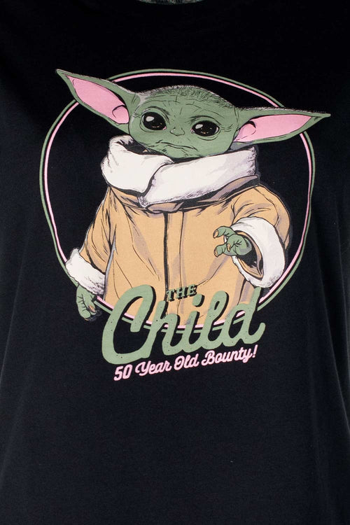 Card slide image -  CAMISETA DE STAR WARS MANGA CORTA NEGRA PARA MUJER