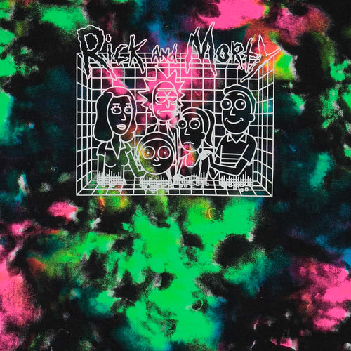 Card slide image -  CAMISETA DE RICK Y MORTY TIE DYE NEGRO FLUORECENTE PARA MUJER