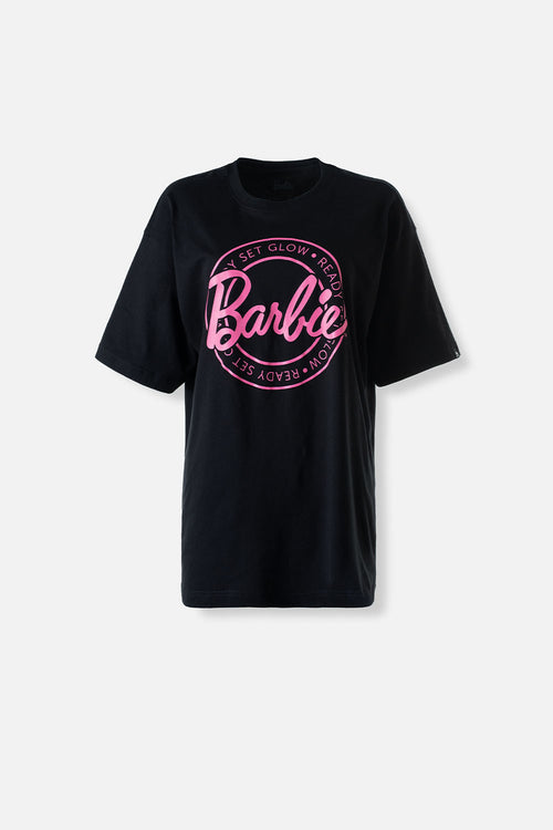 Card slide image -  CAMISETA DE BARBIE MANGA CORTA OVERSIZE NEGRA PARA MUJER ( TE RECOMENDAMOS COMPRAR UNA TALLA MENOR A LA HABITUAL)