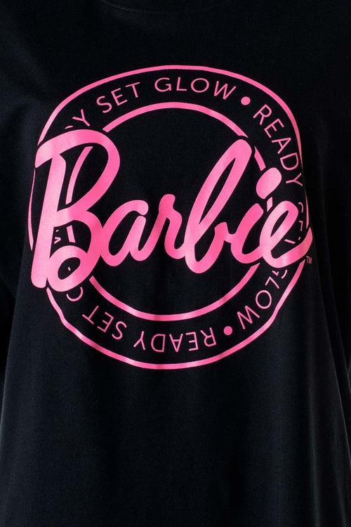 Card slide image -  CAMISETA DE BARBIE MANGA CORTA OVERSIZE NEGRA PARA MUJER ( TE RECOMENDAMOS COMPRAR UNA TALLA MENOR A LA HABITUAL)