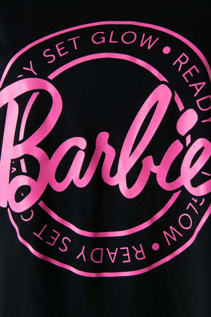 CAMISETA DE BARBIE OVERSIZED FIT PARA MUJER ( TE RECOMENDAMOS COMPRAR UNA TALLA MENOR A LA HABITUAL)