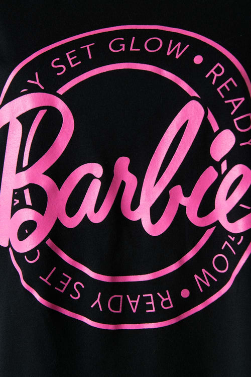 Card slide image -  CAMISETA DE BARBIE MANGA CORTA OVERSIZE NEGRA PARA MUJER ( TE RECOMENDAMOS COMPRAR UNA TALLA MENOR A LA HABITUAL)