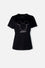 CAMISETA DE MICKEY MOUSE ESTAMPADA NEGRA PARA MUJER