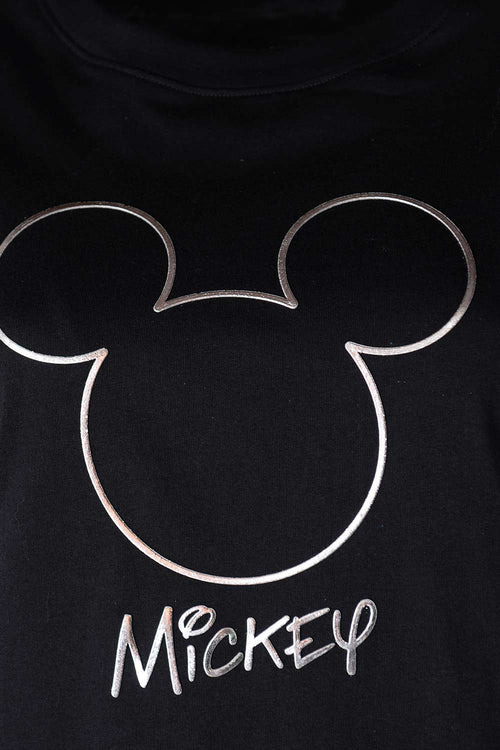 Card slide image -  CAMISETA DE MICKEY MOUSE ESTAMPADA NEGRA PARA MUJER