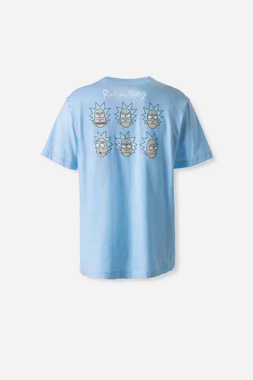Card slide image -  CAMISETA DE RICK Y MORTY AZUL CLARO ESTAMPADA PARA HOMBRE