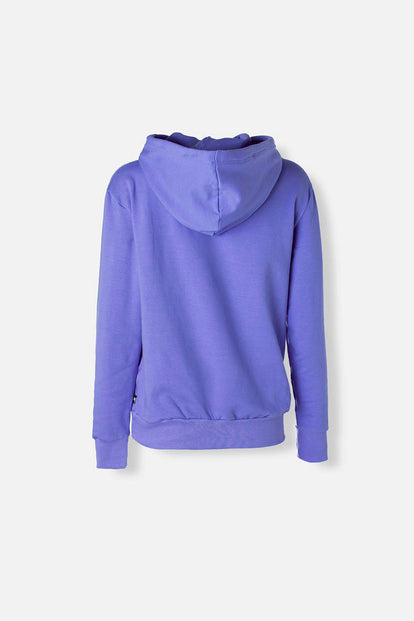 BUZO DE STITCH AZUL HORTENSIA CON CAPUCHA PARA MUJER