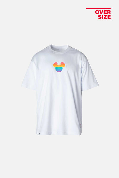 CAMISETA DE MICKEY MOUSE BLANCA OVERSIZE GÉNERO NEUTRO