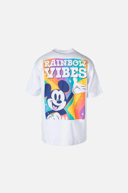 CAMISETA DE MICKEY MOUSE BLANCA OVERSIZE GÉNERO NEUTRO