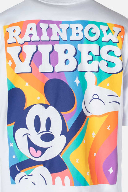 CAMISETA DE MICKEY MOUSE BLANCA OVERSIZE GÉNERO NEUTRO