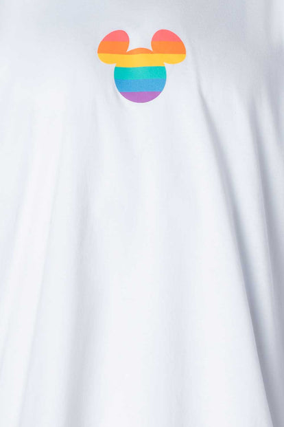  CAMISETA DE MICKEY MOUSE BLANCA OVERSIZE GÉNERO NEUTRO