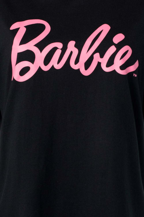 Card slide image -  CAMISETA DE BARBIE NEGRA MANGA CORTA PARA MUJER