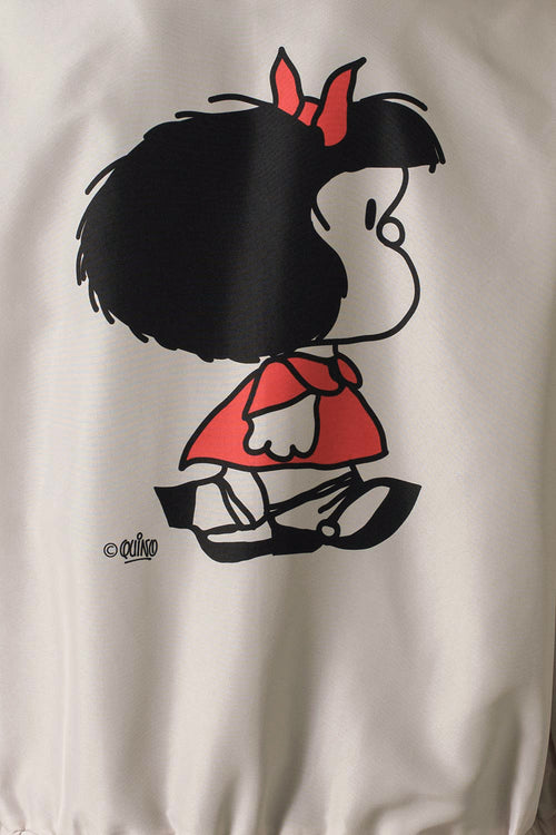 CHAQUETA DE MAFALDA CAQUI CON CAPUCHA PARA MUJER