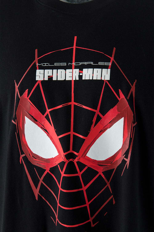 Card slide image -  CAMISETA DE SPIDER-MAN MANGA CORTA NEGRA PARA HOMBRE