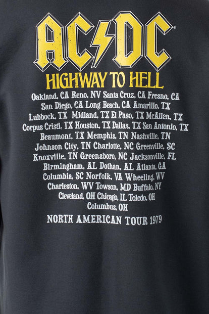 BUZO DE AC/DC GRIS GRAFITO CERRADO PARA HOMBRE