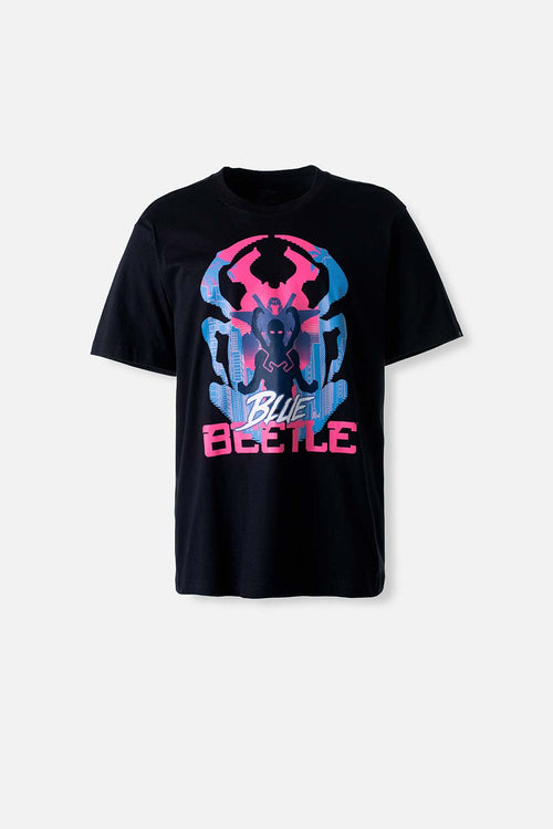 CAMISETA DE BLUE BEETLE REGULAR FIT PARA HOMBRE