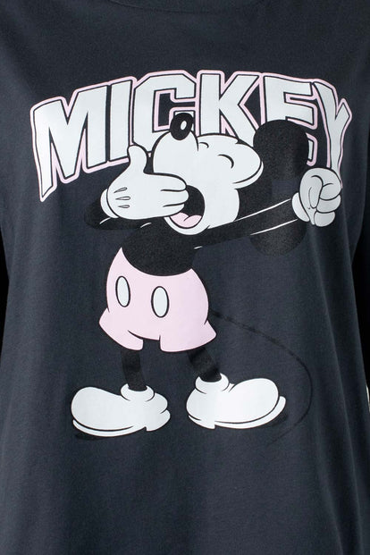  PIJAMA DE MICKEY MOUSE NEGRA PARA MUJER