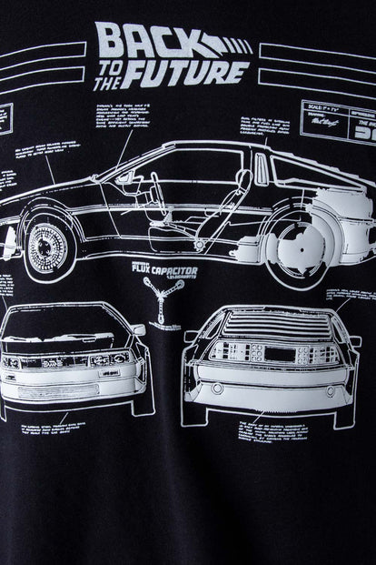 CAMISETA DE BACK TO THE FUTURE REGULAR FIT GENERO NEUTRO