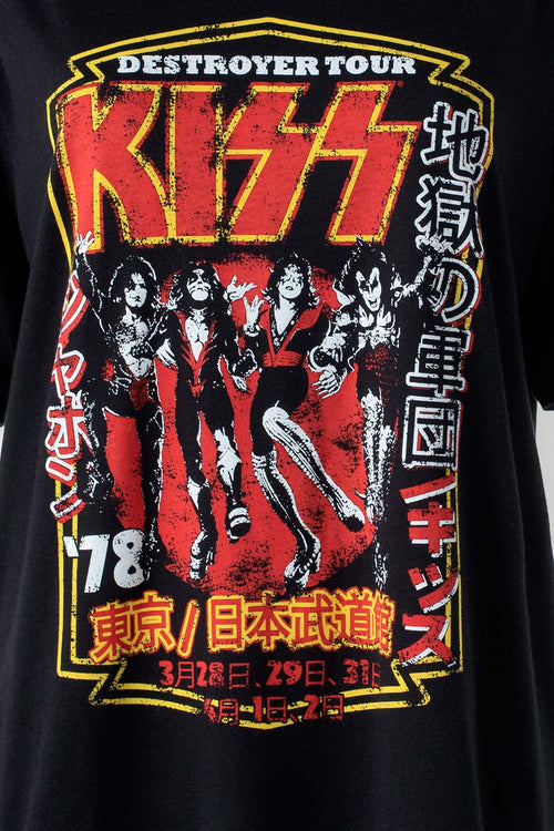 CAMISETA DE KISS REGULAR FIT GÉNERO NEUTRO