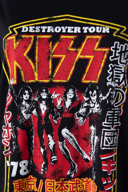CAMISETA DE KISS REGULAR FIT GÉNERO NEUTRO