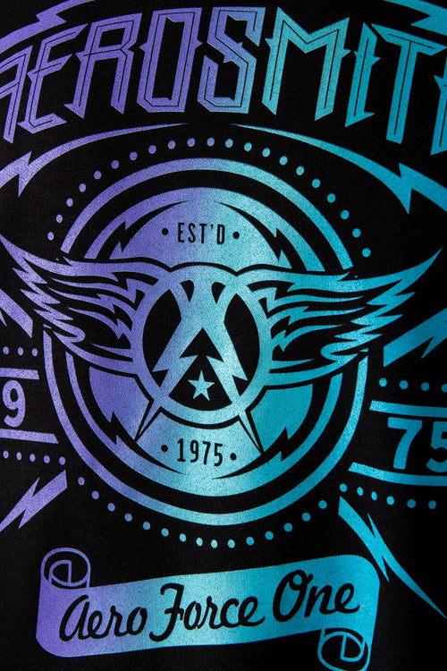 BUZO DE AEROSMITH NEGRO DISEÑO CERRADO GÉNERO NEUTRO