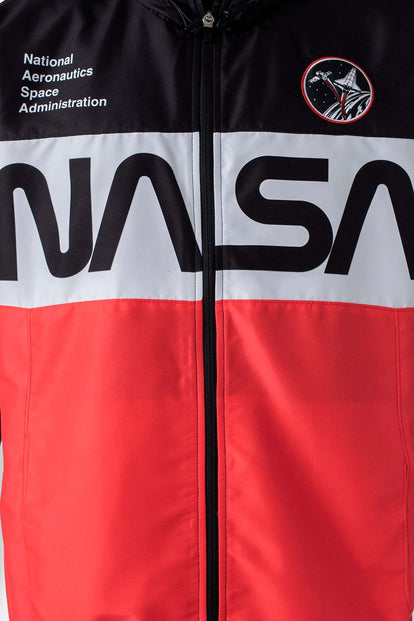 CHAQUETA DE LA NASA MULTICOLOR CON CIERRE PARA HOMBRE