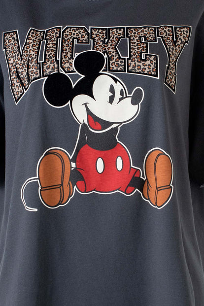 CAMISETA DE MICKEY MOUSE RELAX FIT PARA MUJER