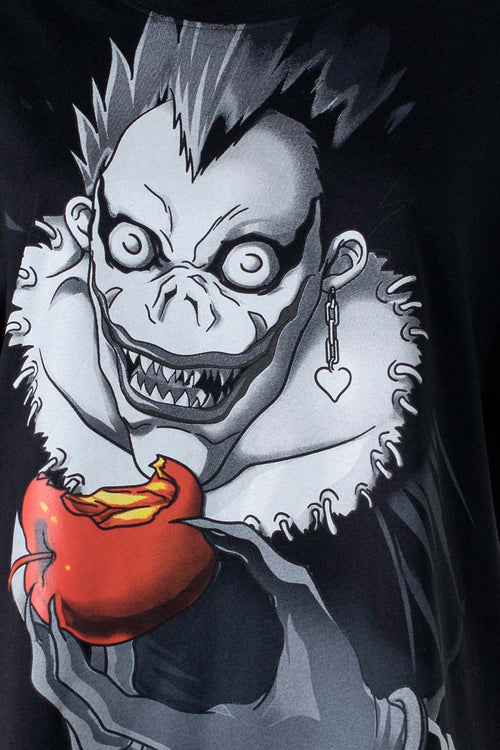 Card slide image -  CAMISETA DE DEATH NOTE MANGA CORTA NEGRA GÉNERO NEUTRO