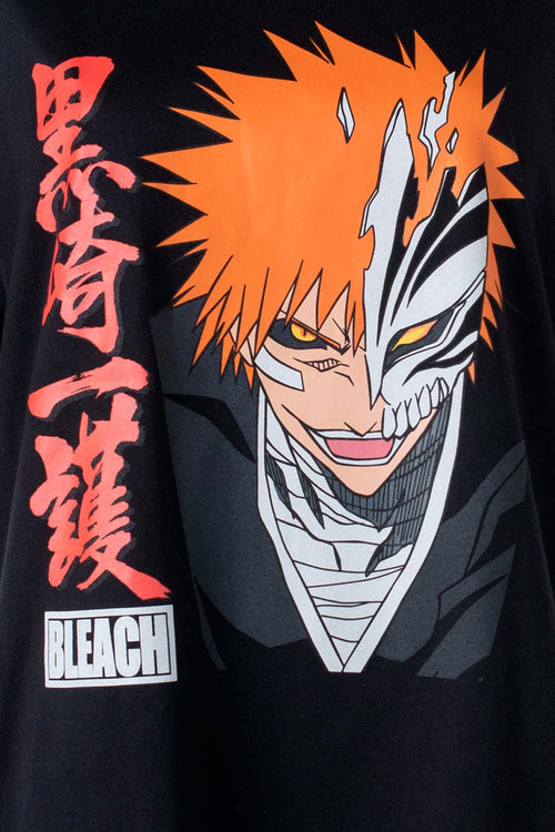 Card slide image -  CAMISETA DE BLEACH MANGA CORTA NEGRA GÉNERO NEUTRO