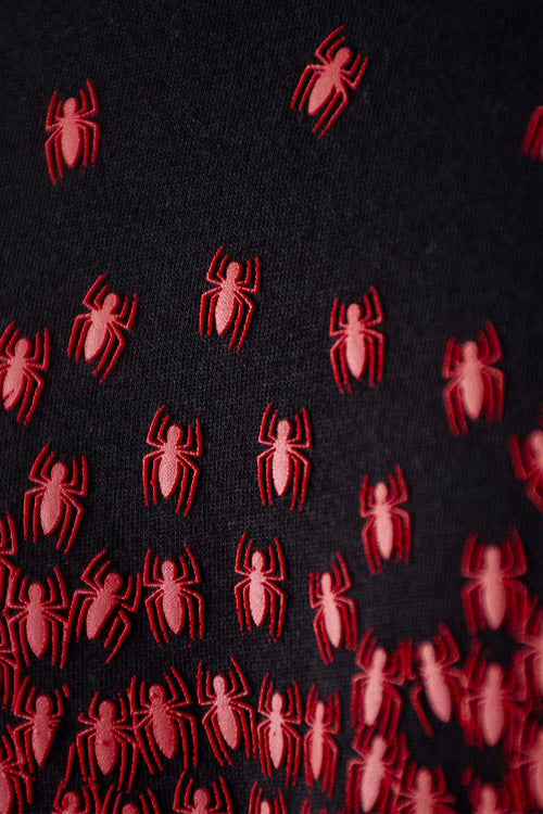Card slide image -  CAMISETA DE SPIDER-MAN MANGA CORTA NEGRA PARA HOMBRE