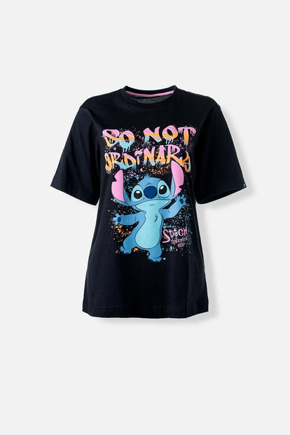 CAMISETA DE STITCH REGULAR FIT PARA MUJER