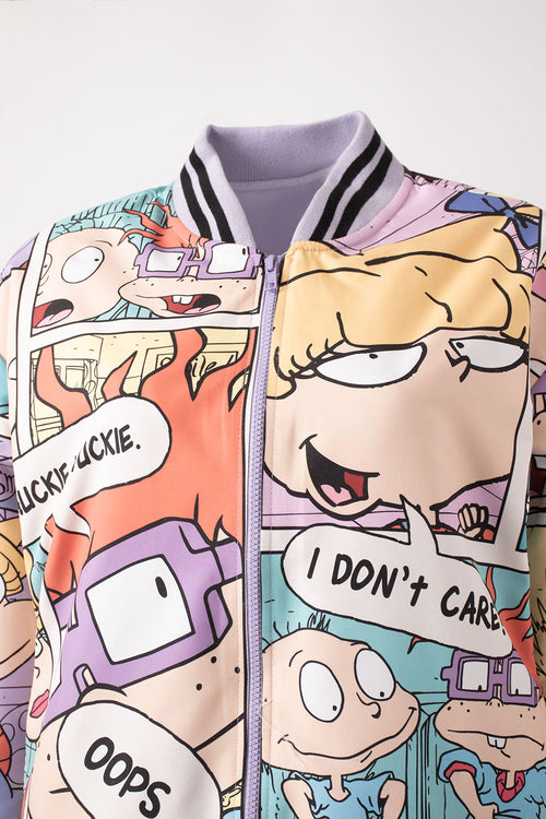 Card slide image -  CHAQUETA DE LOS RUGRATS MULTICOLOR IMPERMEABLE PARA MUJER