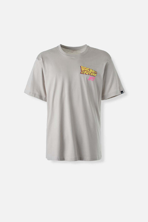 Card slide image -  CAMISETA DE BACK TO THE FUTURE FRANCHISE MANGA CORTA GRIS CLARO GÉNERO NEUTRO